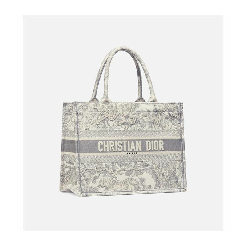 DIOR 中號 Book Tote 刺繡 Toile de Jouy-18