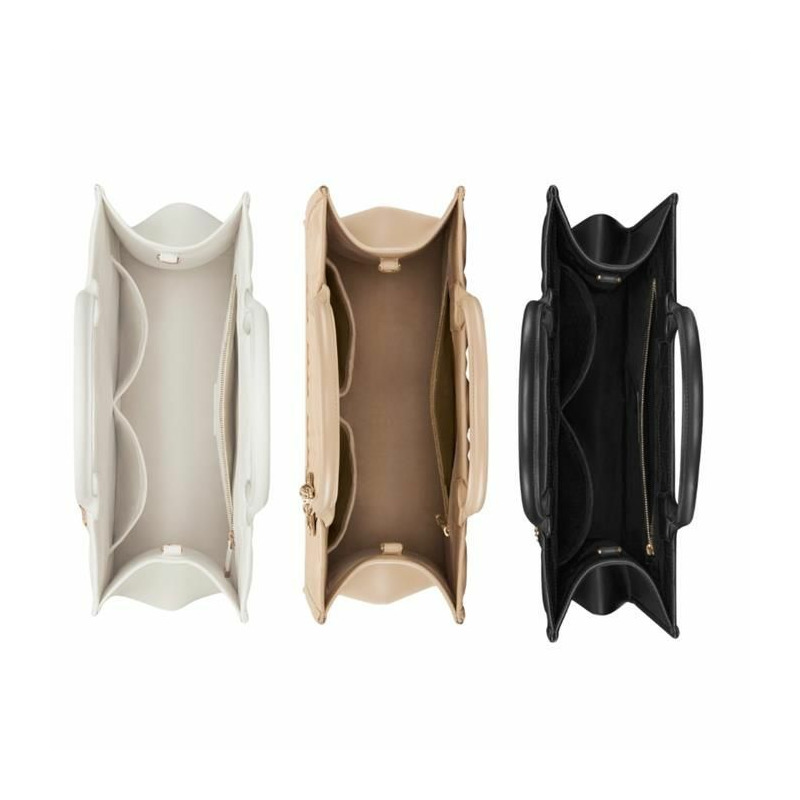 DIOR Book Tote 中型手提包 小牛皮 黑色/米色/拿鐵色-2