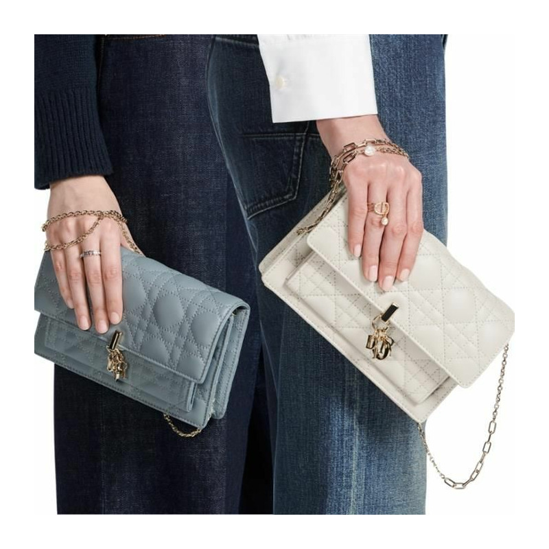 DIOR 羊皮日常鏈條包-3