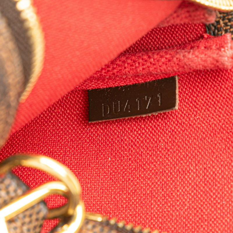 路易威登 Damier Mini Pochette 配件包 N58009 棕色皮革 女士 LOUIS VUITTON-8