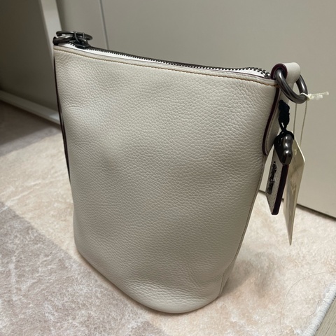 COACH Duffle ivory leather bucket bag