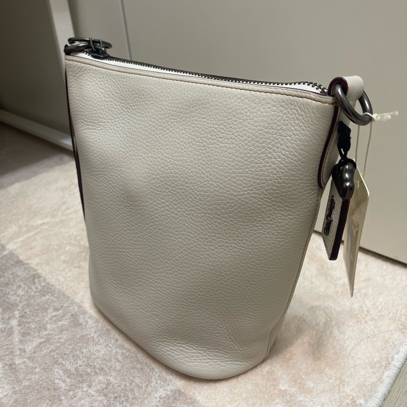 COACH Duffle ivory leather bucket bag-0