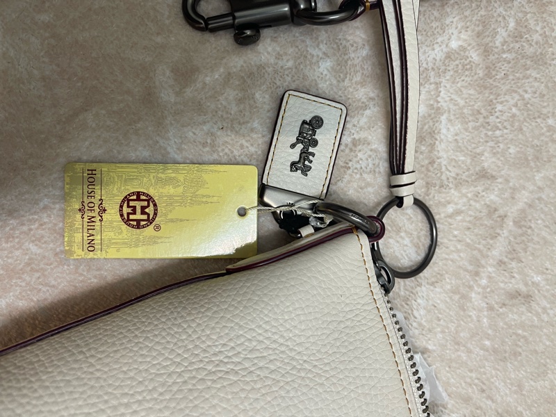 COACH Duffle ivory leather bucket bag-20