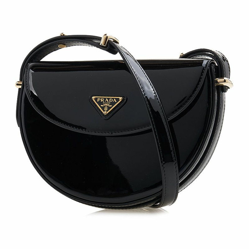PRADA 漆皮肩包-1