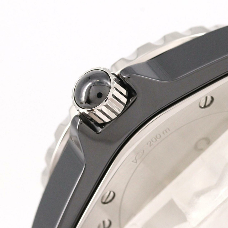 香奈兒 J12 濃黑 33 毫米陶瓷腕錶 H3828 石英機芯-3