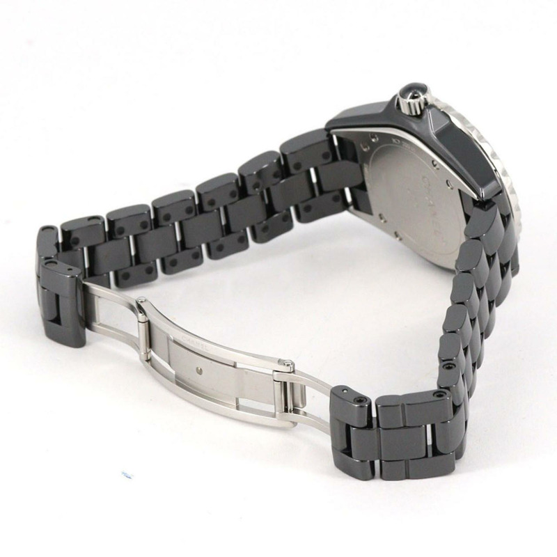 香奈兒 J12 濃黑 33 毫米陶瓷腕錶 H3828 石英機芯-6