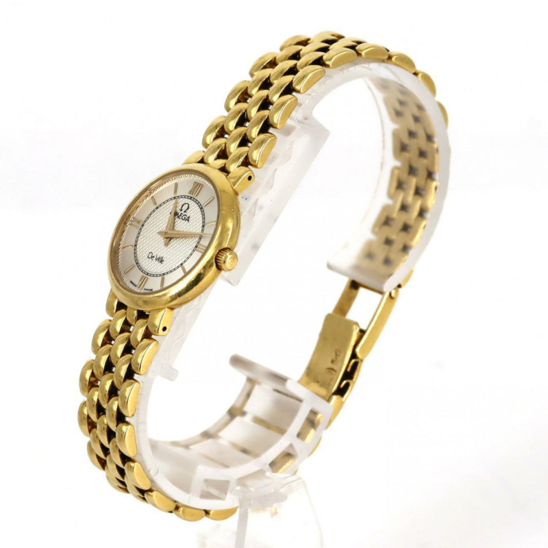 歐米茄碟飛 YG 石英腕錶-1