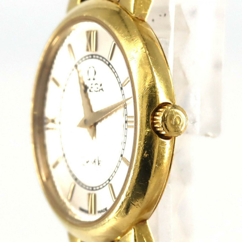 歐米茄碟飛 YG 石英腕錶-2