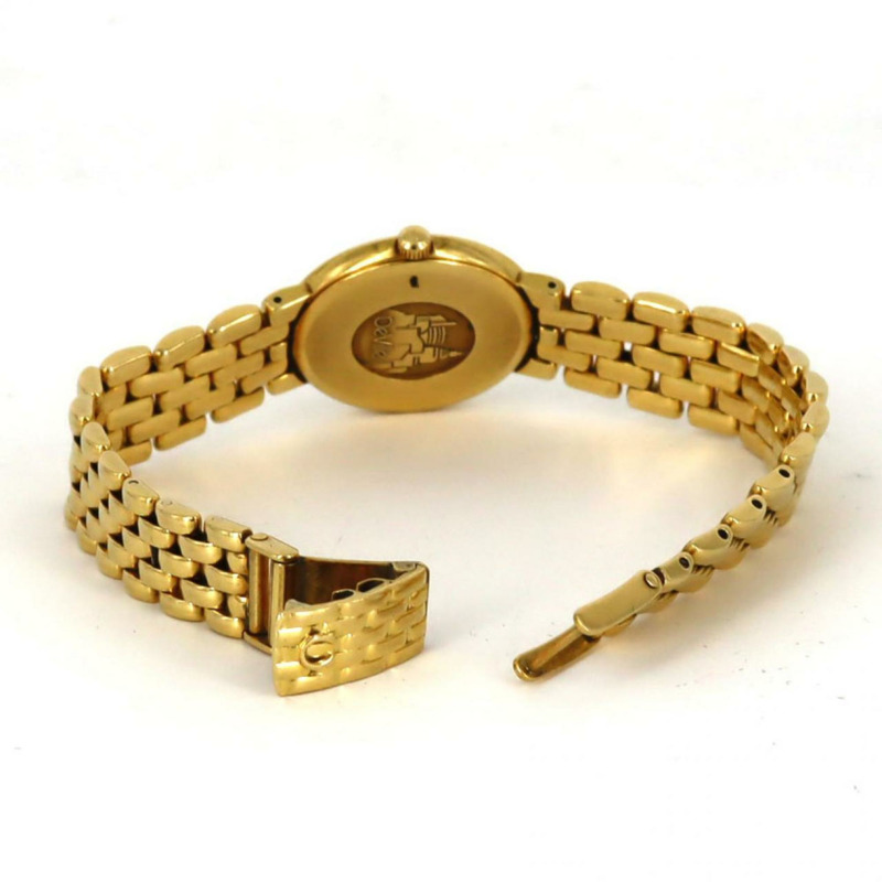 歐米茄碟飛 YG 石英腕錶-6