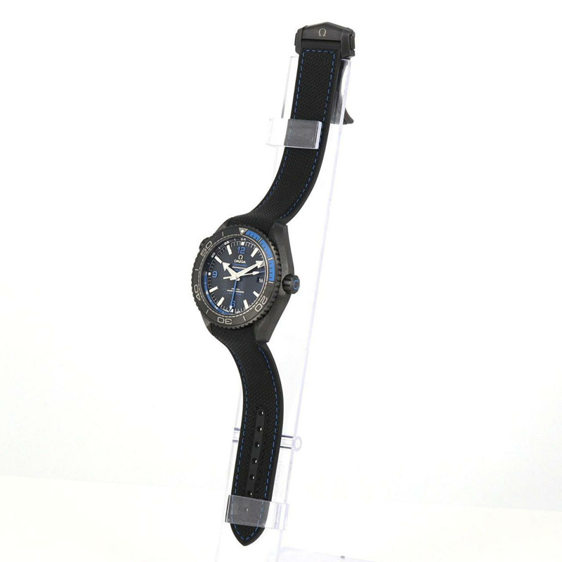 歐米茄海馬系列海洋宇宙深黑GMT腕錶 215.92.46.22.01.002 陶瓷自動腕錶-1