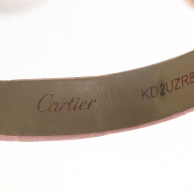 卡地亞 Baignoire SM PG D WB520004 PG/RG 石英錶-4