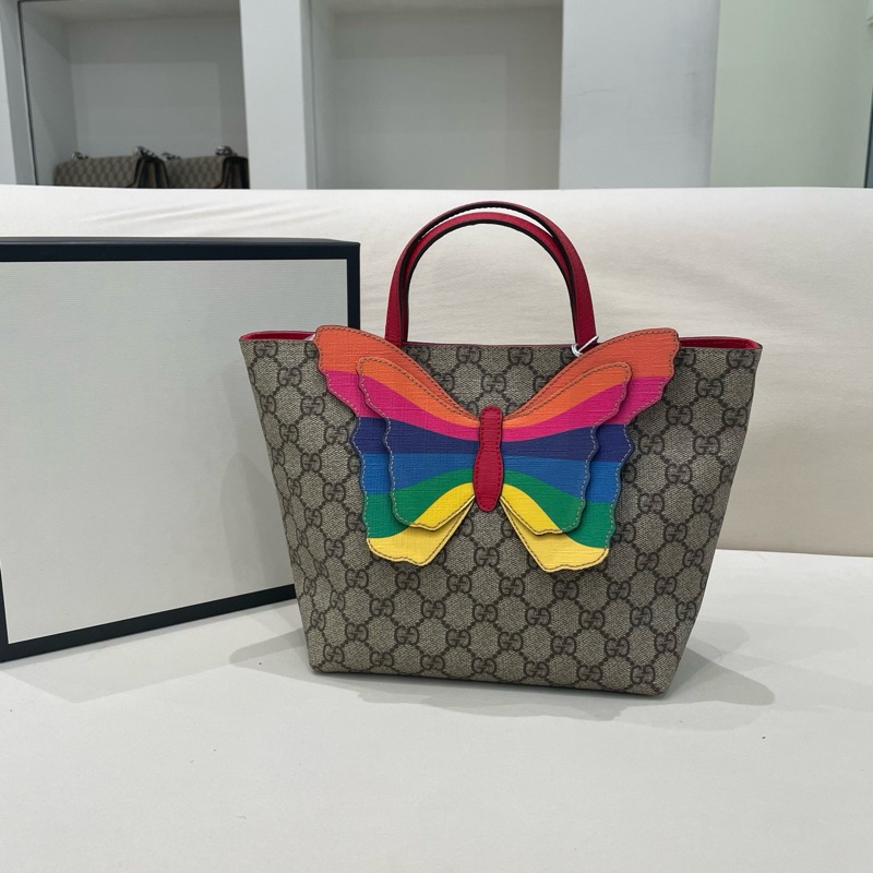 97新Gucci古馳 兒童蝴蝶包 無附件-0