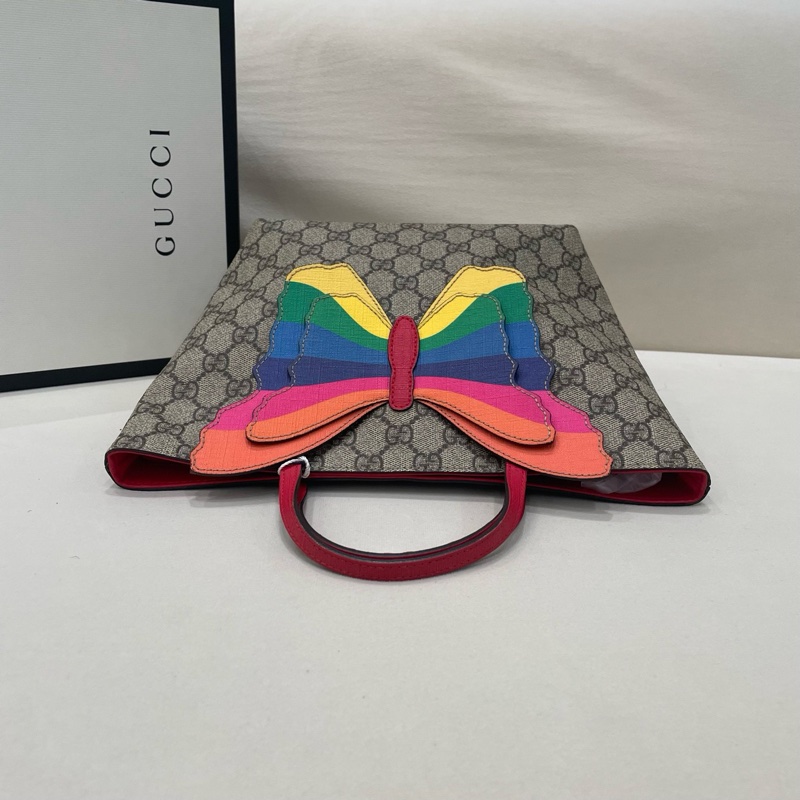 97新Gucci古馳 兒童蝴蝶包 無附件-5
