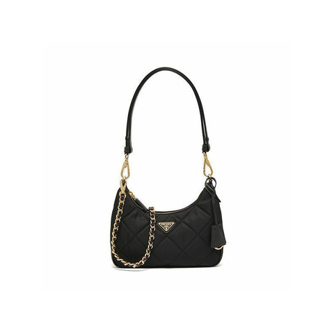 PRADA 1995年復刻版鏈條尼龍女士單肩包 1BC204 2AOS F0002