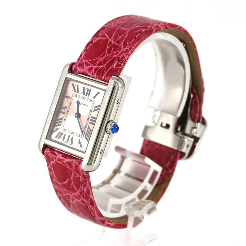 卡地亞 Tank Solo SM W5200000 不鏽鋼石英錶-1