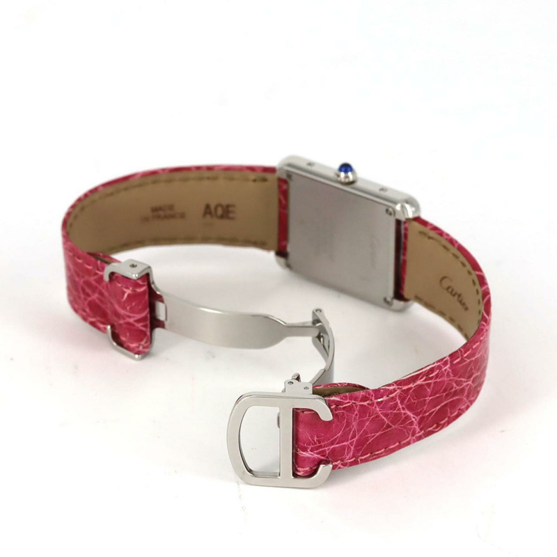 卡地亞 Tank Solo SM W5200000 不鏽鋼石英錶-6