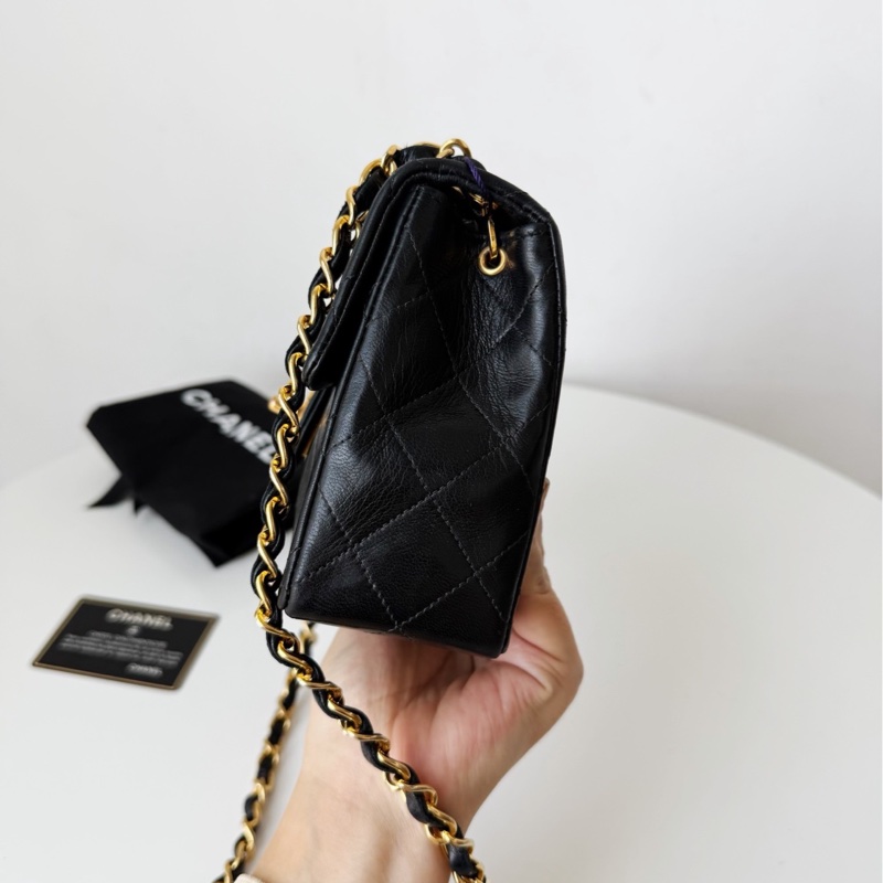 Chanel 香奈兒中古方胖子黃金尺寸mini17-2