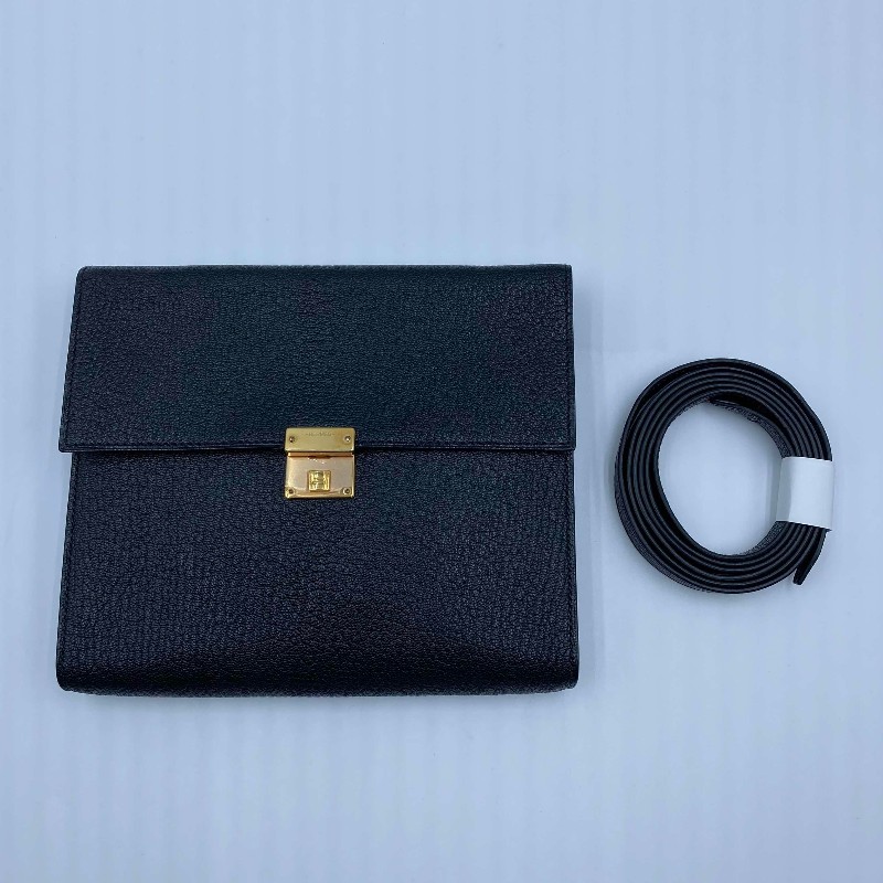 Hermes愛馬仕 Clic16黑金包 斜挎包 Epsom皮 Z刻-2