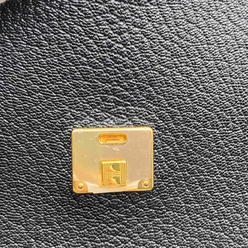 Hermes愛馬仕 Clic16黑金包 斜挎包 Epsom皮 Z刻-17