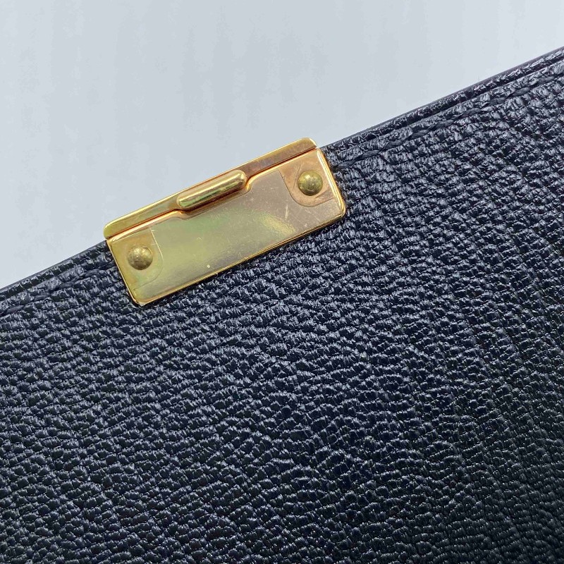 Hermes愛馬仕 Clic16黑金包 斜挎包 Epsom皮 Z刻-19