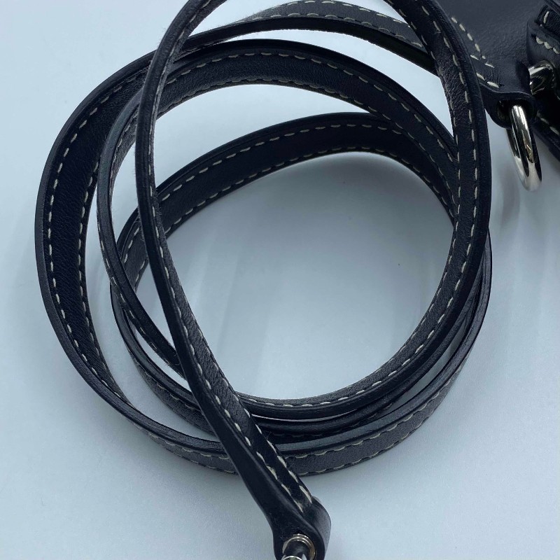 Hermes愛馬仕 Roulis豬鼻子23 黑銀 D刻-10