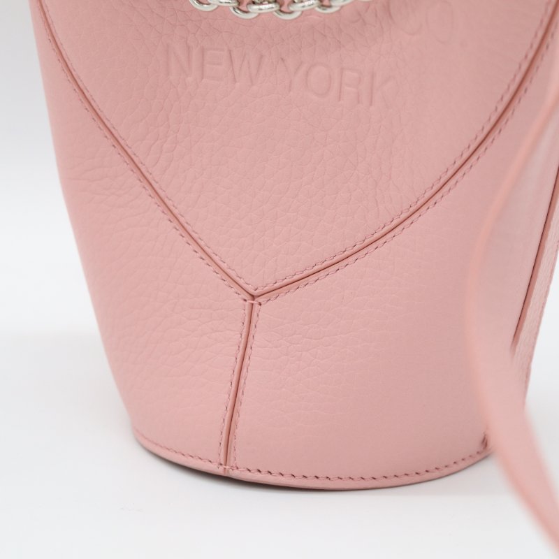 TIFFANY Return to Tiffany 櫻花粉 🌸 牛皮 925銀鏈條 愛心 手提包 斜背包-4