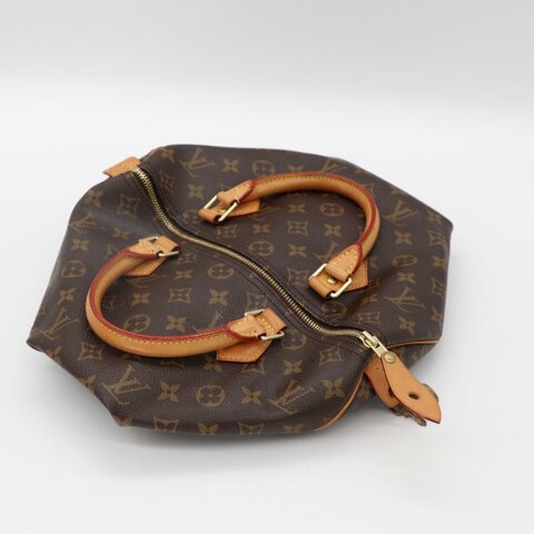 Louis Vuitton 路易威登 Speedy 老花 棕色 帆布 手提包