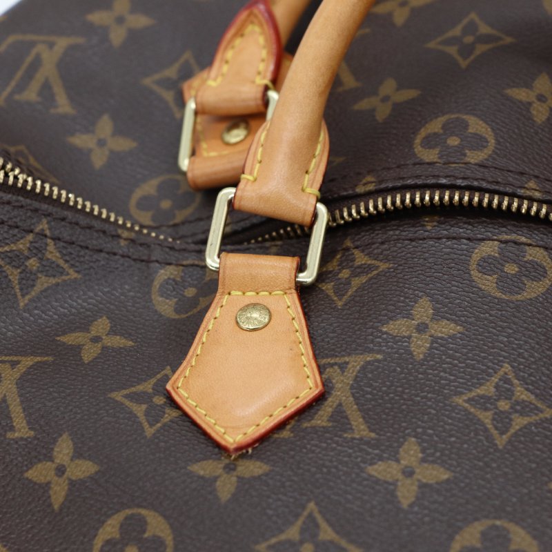 Louis Vuitton 路易威登 Speedy 老花 棕色 帆布 手提包-8