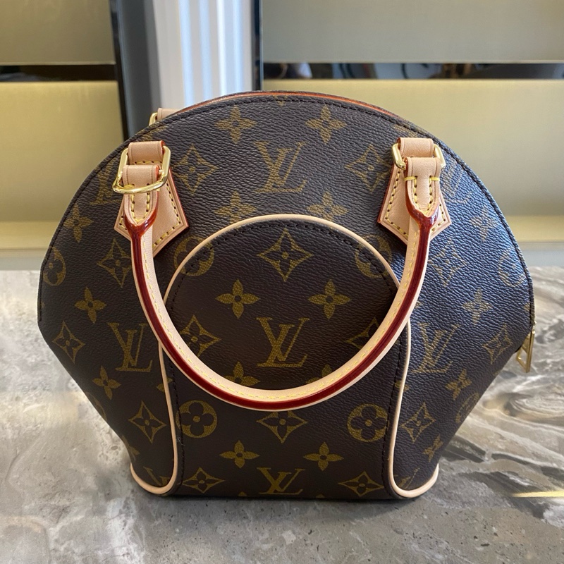 LOUIS VUITTON 貝殼包 PM經典老花河蚌包 單肩斜挎手提包 小號 棕色 閒置新 芯片款-2