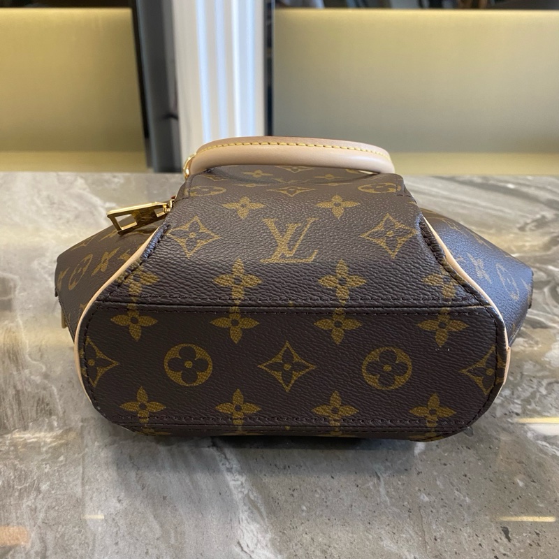 LOUIS VUITTON 貝殼包 PM經典老花河蚌包 單肩斜挎手提包 小號 棕色 閒置新 芯片款-4