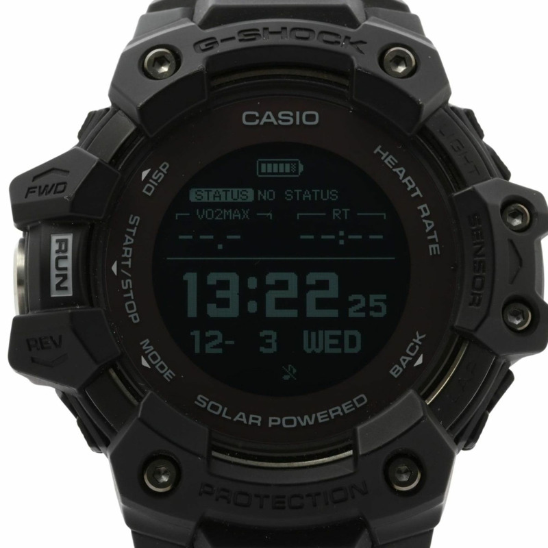 卡西歐 GSHOCK GSQUAD GBDH1000 系列 GBDH10001JR 男錶，黑色樹脂，不鏽鋼-0