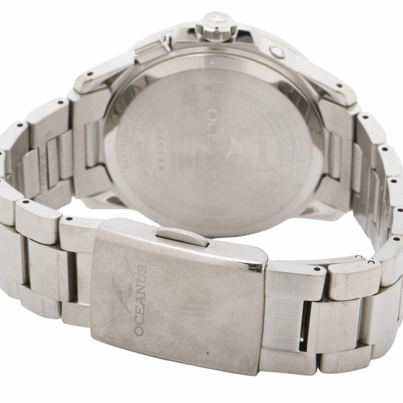 卡西歐 (CASIO) Oceanus 三針腕錶，型號 OCWT1502AJF，白色、銀色、鈦金屬，男士款-4