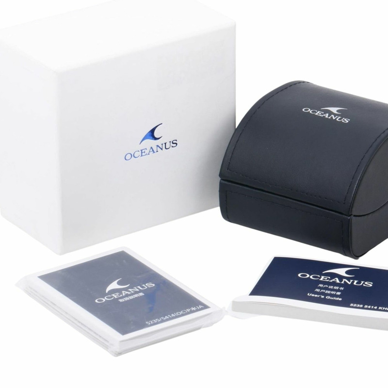 卡西歐 (CASIO) Oceanus 三針腕錶，型號 OCWT1502AJF，白色、銀色、鈦金屬，男士款-7