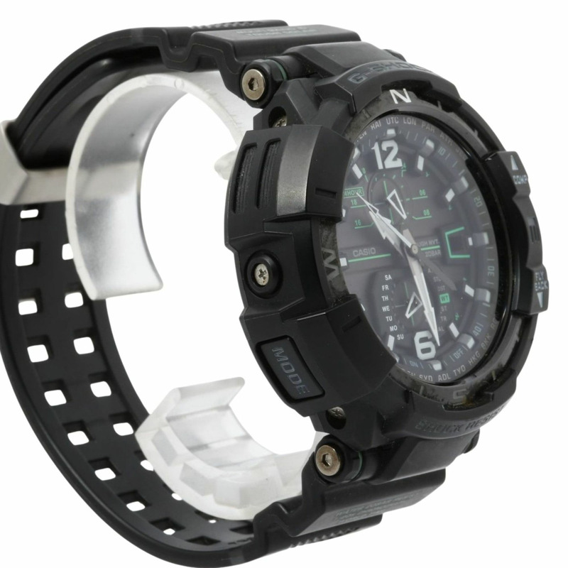 卡西歐 G-SHOCK Master of G Air Gravitymaster GWA11001A3JF 男士腕錶，黑色樹脂錶殼-2