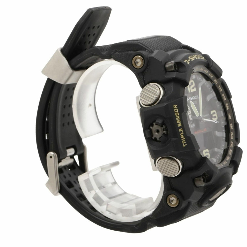 卡西歐 G-SHOCK Master of G Land Mudmaster GWG10001AJF 男士腕錶，黑色樹脂錶帶，不鏽鋼錶殼-2
