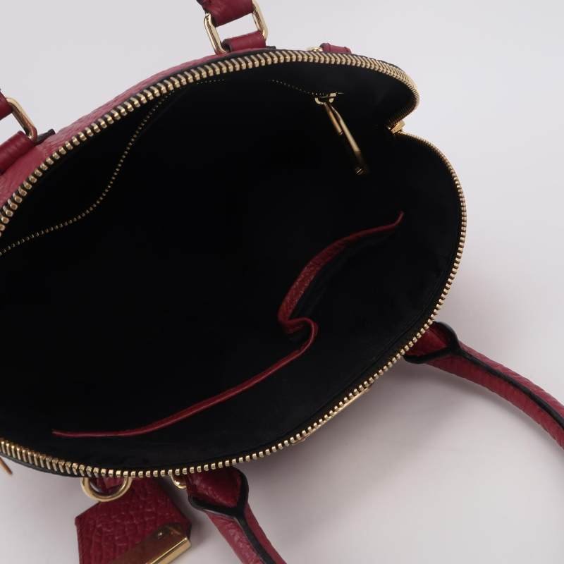 Burberry Orchard 牛皮純色橢圓廓形斜挎包單肩包-6