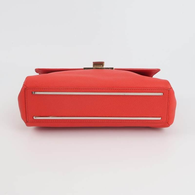 Balenciaga Le Dix Cartable牛皮純色方形按扣斜挎包單肩包-5