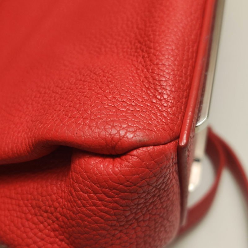 Balenciaga Le Dix Cartable牛皮純色方形按扣斜挎包單肩包-15