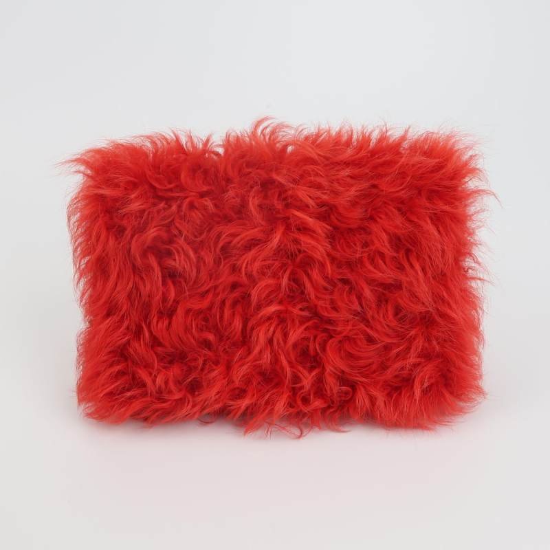 Miu Miu羊皮珍珠裝飾斜挎包單肩包-4