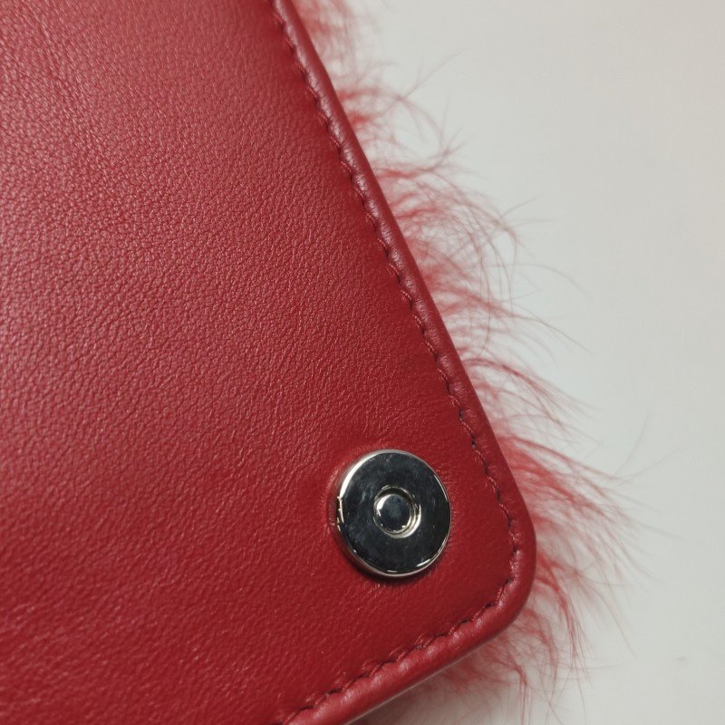 Miu Miu羊皮珍珠裝飾斜挎包單肩包-9