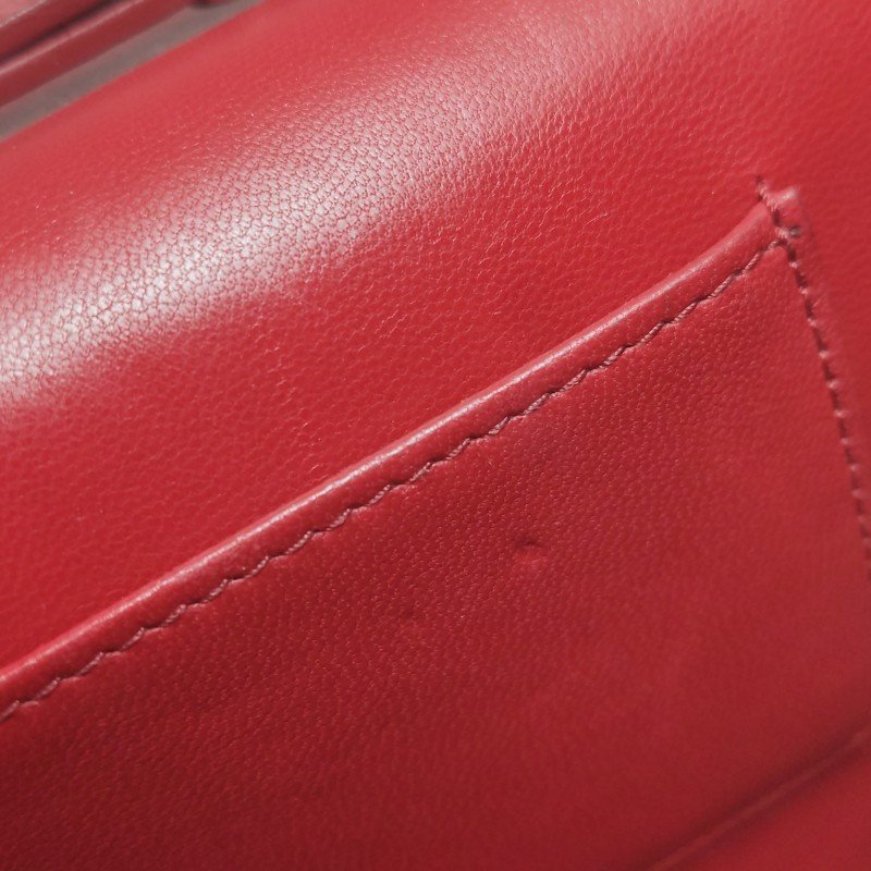 Miu Miu羊皮珍珠裝飾斜挎包單肩包-17