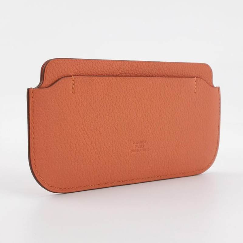 Hermes卡包Evercolor牛皮L5龍蝦粉框Q刻-2