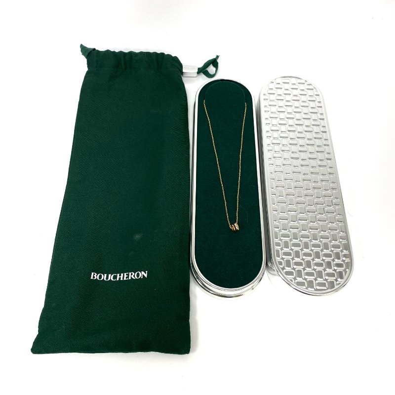 △ Boucheron 寶詩龍 18K Yellow Gold , White Gold, Rose Gold D0.01ct Diamond Necklace 4.51g 18K黃金, 白金, 玫瑰金 D0.0ct 鑽石頸鍊 4.51g -257020239-1