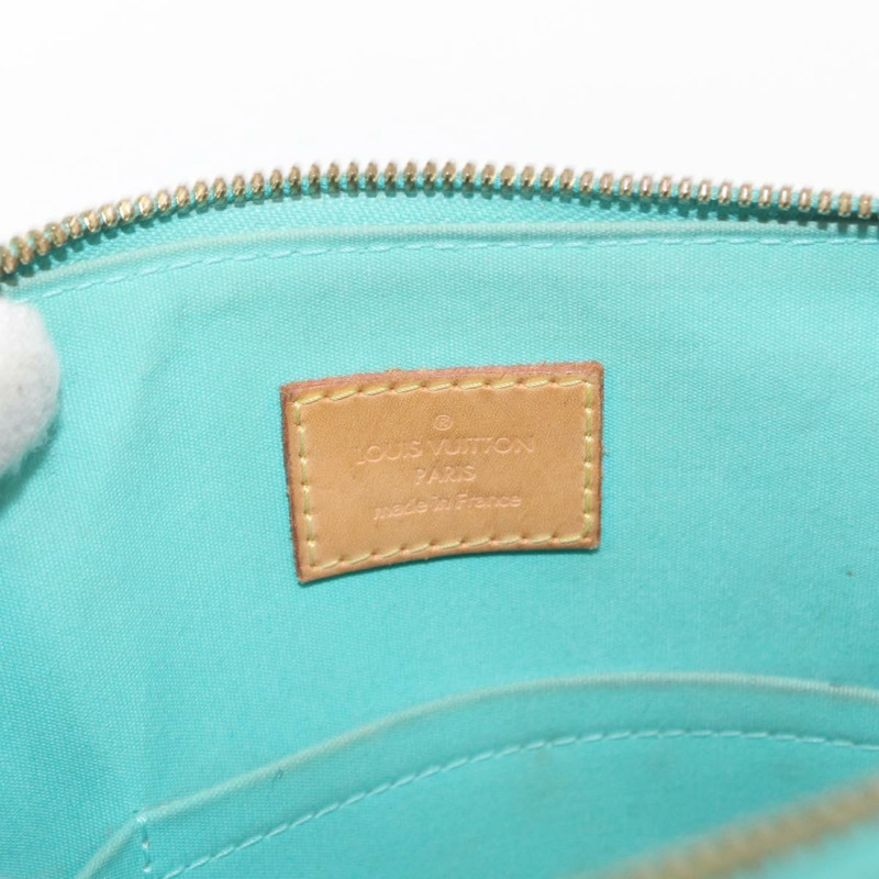 【日本直送】路易威登 Monogram Vernis Alma PM 手提包 藍色 Lagon M91694 LV Auth 157856-17