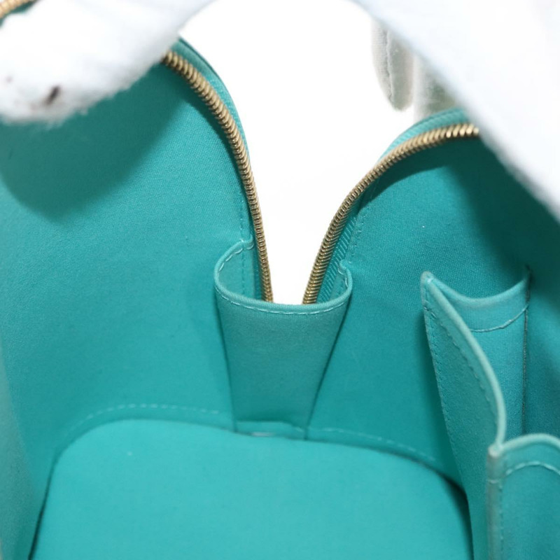 【日本直送】路易威登 Monogram Vernis Alma PM 手提包 藍色 Lagon M91694 LV Auth 157856-19