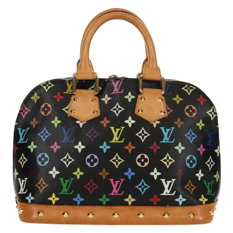【日本直送】路易威登 Monogram Multicolor Alma PM 手提包 黑色 M40444 LV 正品 ep12504V-1