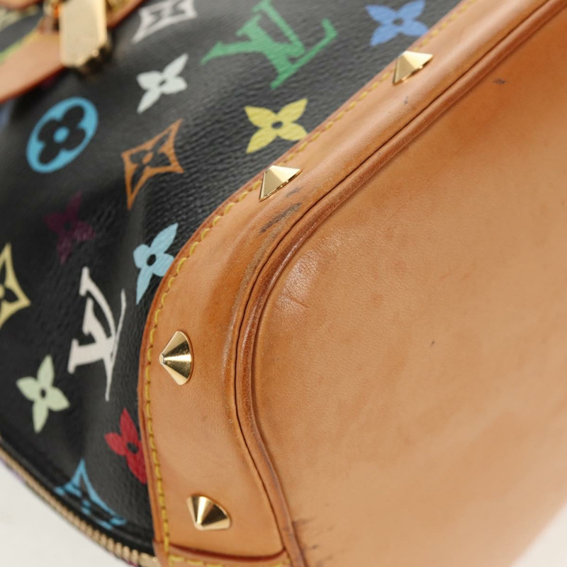 【日本直送】路易威登 Monogram Multicolor Alma PM 手提包 黑色 M40444 LV 正品 ep12504V-8