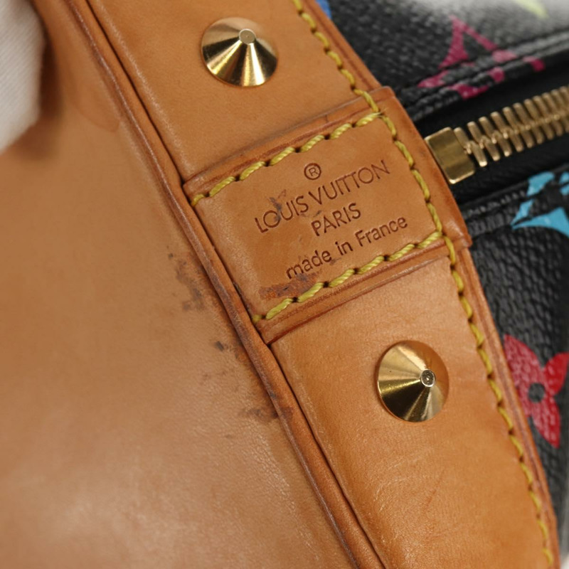 【日本直送】路易威登 Monogram Multicolor Alma PM 手提包 黑色 M40444 LV 正品 ep12504V-16