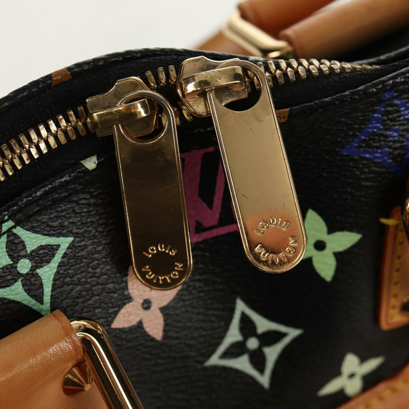 【日本直送】路易威登 Monogram Multicolor Alma PM 手提包 黑色 M40444 LV 正品 ep12504V-19