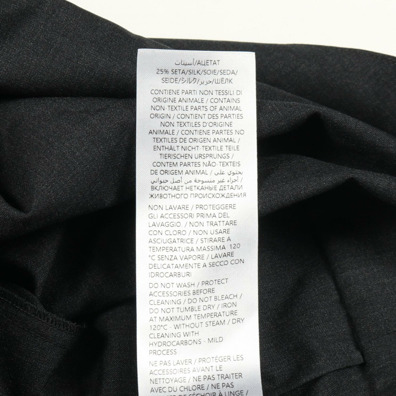 GUCCI 馬銜扣襯衫裙 #36 長袖羊毛灰色二手女裝-4